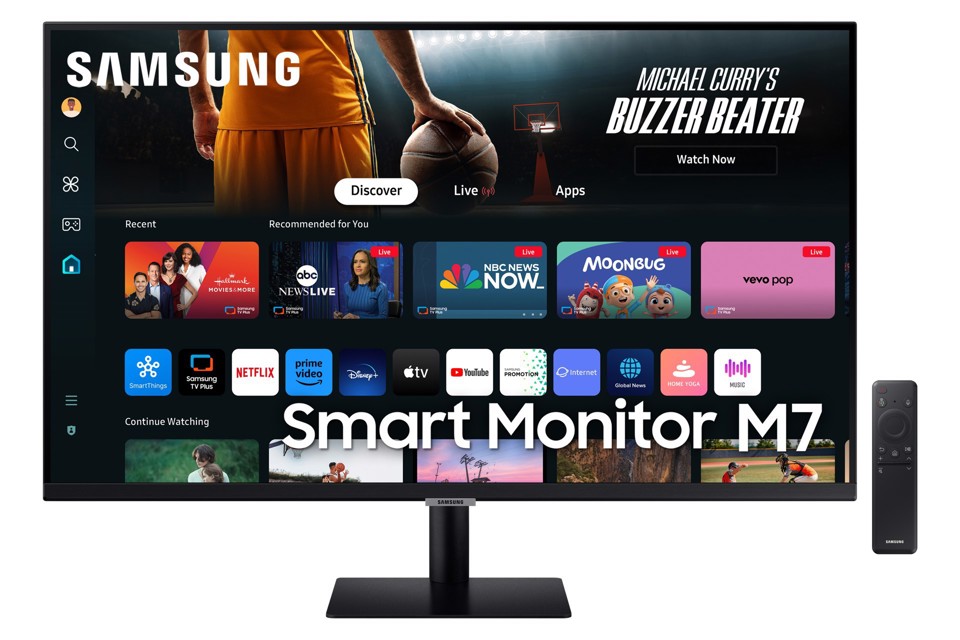 Samsung Smart Monitor M7 - M70D da 32'' UHD Flat LS32DM700UUXEN