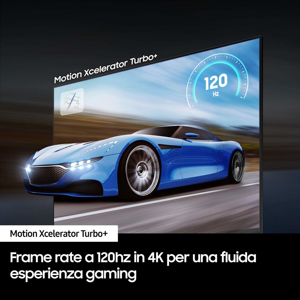 Samsung Smart TV 55” QE55QN85DBTXZT Neo QLED 4K Mini LED Carbon Silver 2024, Processore NQ4 AI GEN2, Tecnologia Quantum Matrix, Simple Chamfer Design, Dolby Atmos