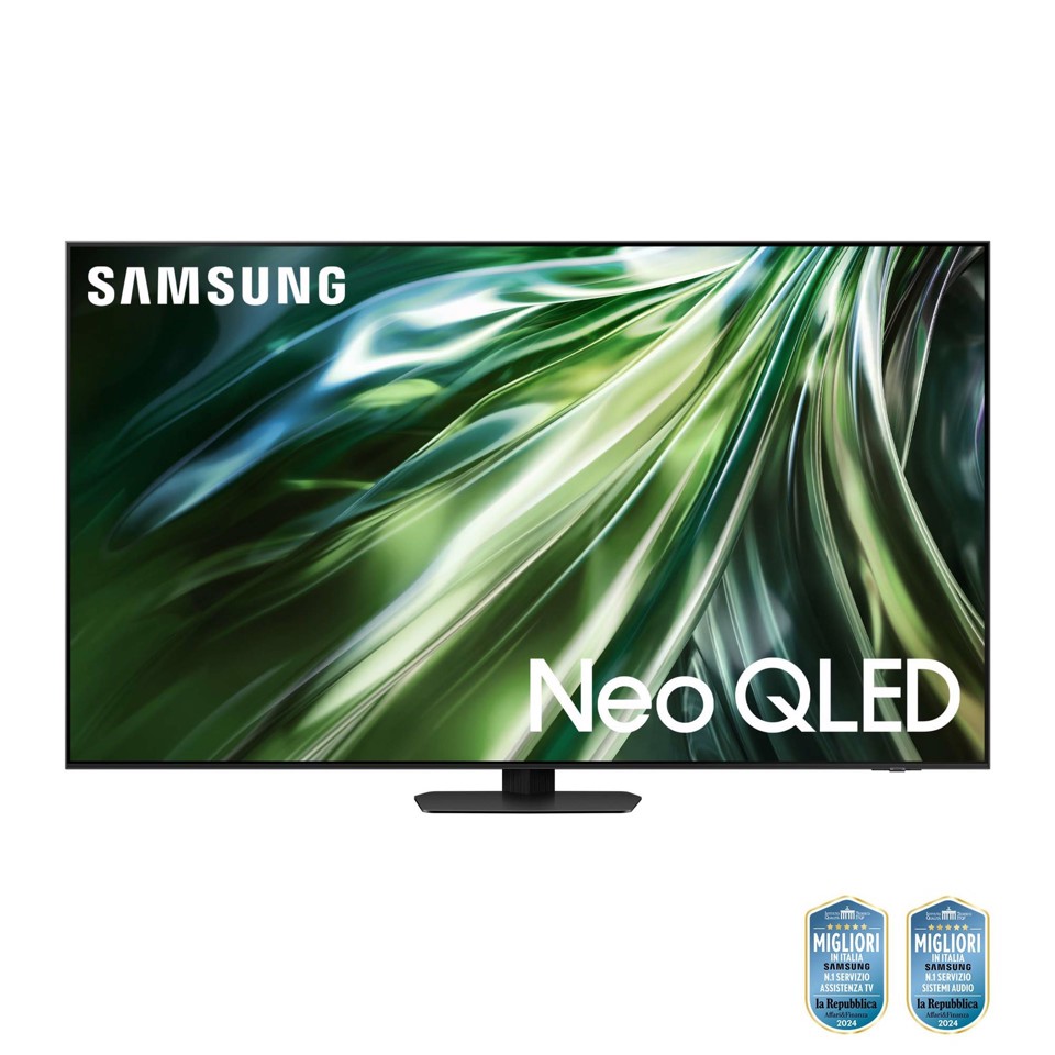 Samsung Smart TV 65” QE65QN90DATXZT Neo QLED 4K Mini LED Titan Black 2024, Processore NQ4 AI GEN2, Tecnologia Quantum Matrix, Neo Slim Design, Dolby Atmos