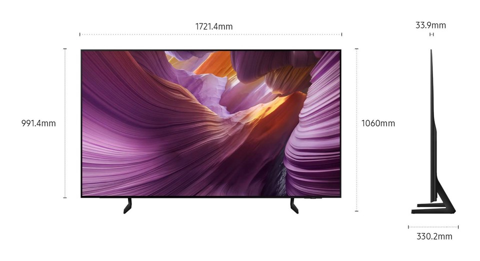 Samsung Smart TV 77" QE77S85FAEXZT OLED 4K 2025