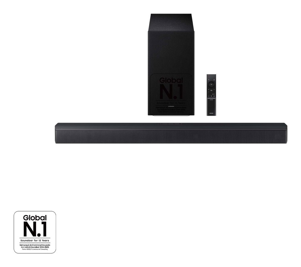 Samsung Soundbar HW-B650F/ZF, Audio 3.1 canali, Wireless Dolby 5.1ch, 2025