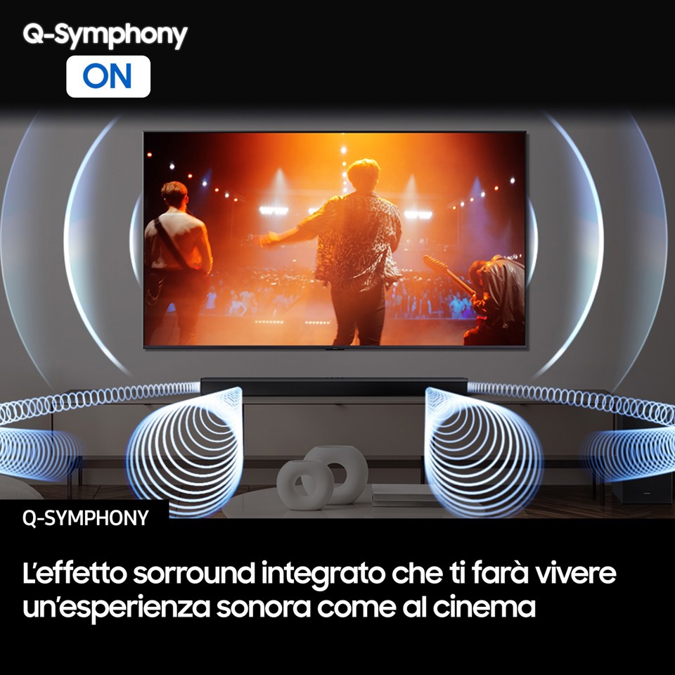 Samsung Soundbar HW-B750F/ZF, Audio 5.1 canali , Wireless Dolby 5.1ch, 2025