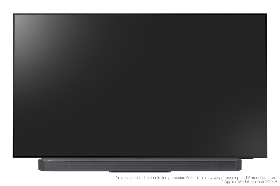 Samsung Soundbar HW-Q800B/ZF con subwoofer 5.1.2 canali 360W 2022, audio 3D wireless ottimizzato, effetto cinema surround