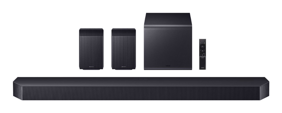 Samsung Soundbar HW-Q990F/ZF, Audio 11.1.4 canali, Wireless Dolby Atmos, 2025