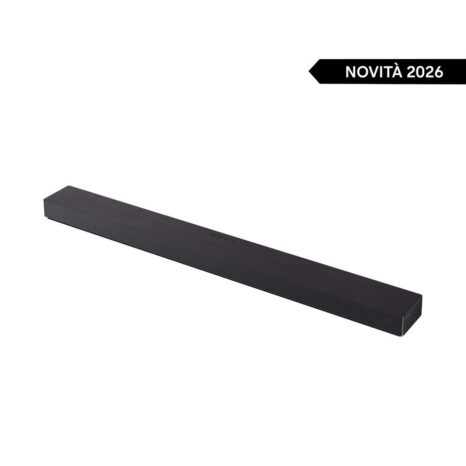 Samsung Soundbar HW-QS90H/XC, Audio 7.1.2 canali, potenza 330W, Active Voice Amplifier Pro, Bluetooth 5.3, Q-Symphony, Wireless Dolby Atmos, 2026