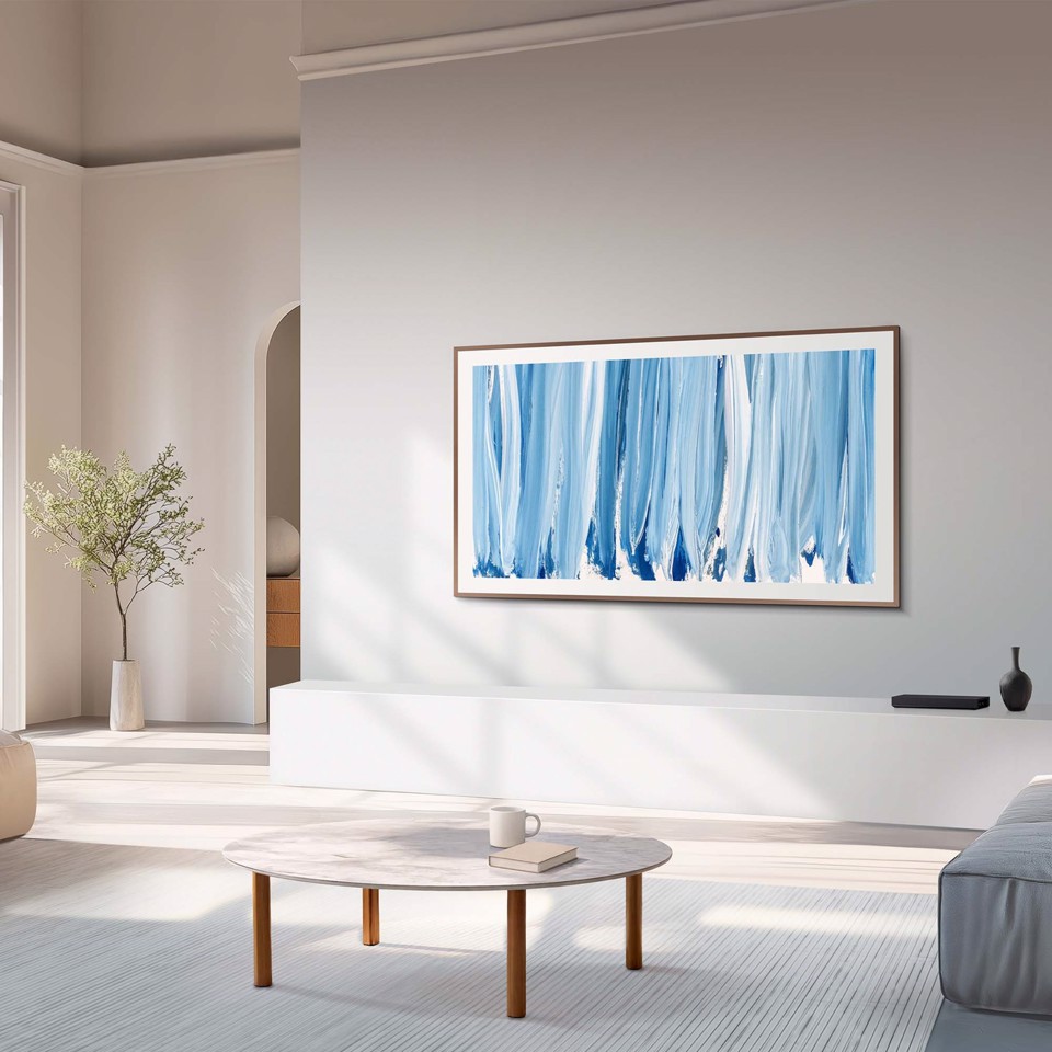 Samsung The Frame Pro AI TV 55" QE55LS03HWUXZT 4K, Processore NQ4 AI Gen3, 4K AI Upscaling, Art Mode, Glare Free, Neo Quantum HDR, Dolby Atmos & OTS, Modern Frame Design, Vision AI Smart TV, 2026