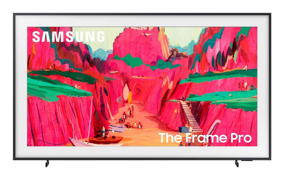 Samsung The Frame Pro AI TV 65" QE65LS03FWUXZT 4K, Processore NQ4 AI Gen3, 4K AI Upscaling, Art Mode, Matte Display, Neo Quantum HDR, Dolby Atmos & OTS, Modern Frame Design, Vision AI Smart TV, 2025