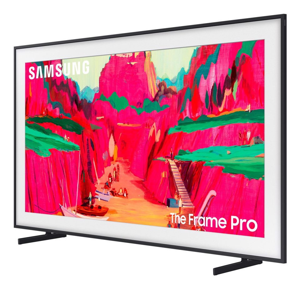 Samsung The Frame Pro AI TV 65" QE65LS03FWUXZT 4K, Processore NQ4 AI Gen3, 4K AI Upscaling, Art Mode, Matte Display, Neo Quantum HDR, Dolby Atmos & OTS, Modern Frame Design, Vision AI Smart TV, 2025
