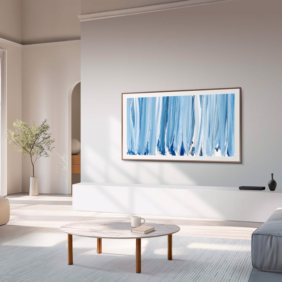 Samsung The Frame Pro AI TV 65" QE65LS03HWUXZT 4K, Processore NQ4 AI Gen3, 4K AI Upscaling, Art Mode, Glare Free, Neo Quantum HDR, Dolby Atmos & OTS, Modern Frame Design, Vision AI Smart TV, 2026