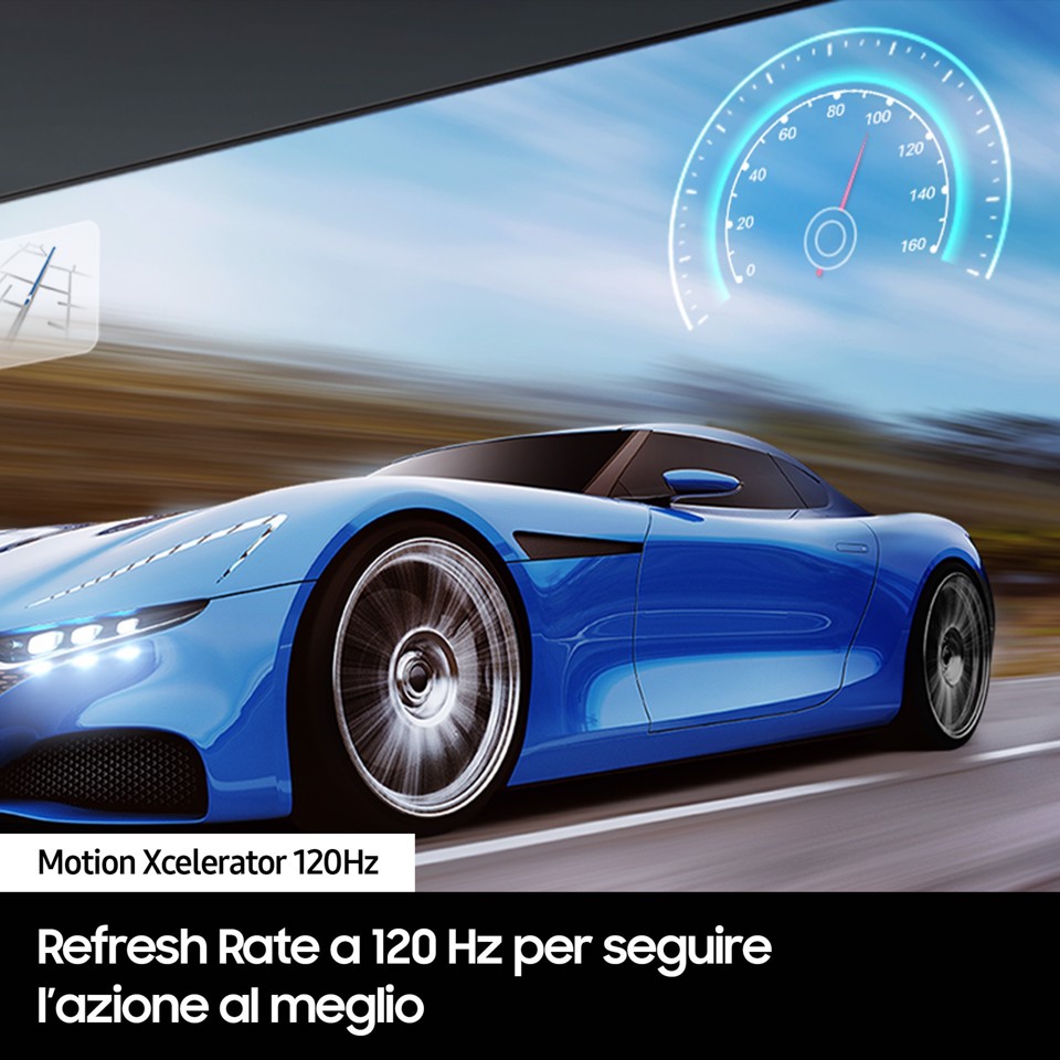 Samsung TV Crystal UHD 4K 98” UE98DU9070UXZT Smart TV Wi-Fi Graphite Black, Processore Crystal 4K, 4K Upscaling, Slim Look, OTS Lite