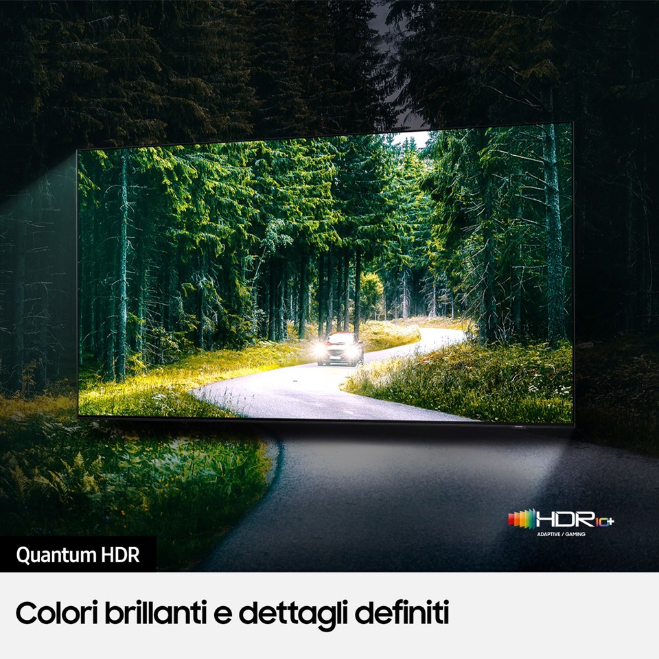 Samsung TV Neo QLED 4K 85” QE85QN90B Smart TV Wi-Fi Titan Black 2022, Mini LED, Processore Neo Quantum 4K, Quantum HDR, Gaming mode, Suono 3D