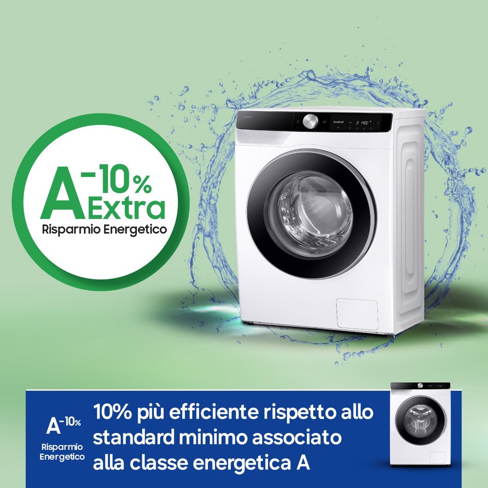 Samsung WW11DG6B85LK lavatrice Caricamento frontale 11 kg 1400 Giri/min Bianco