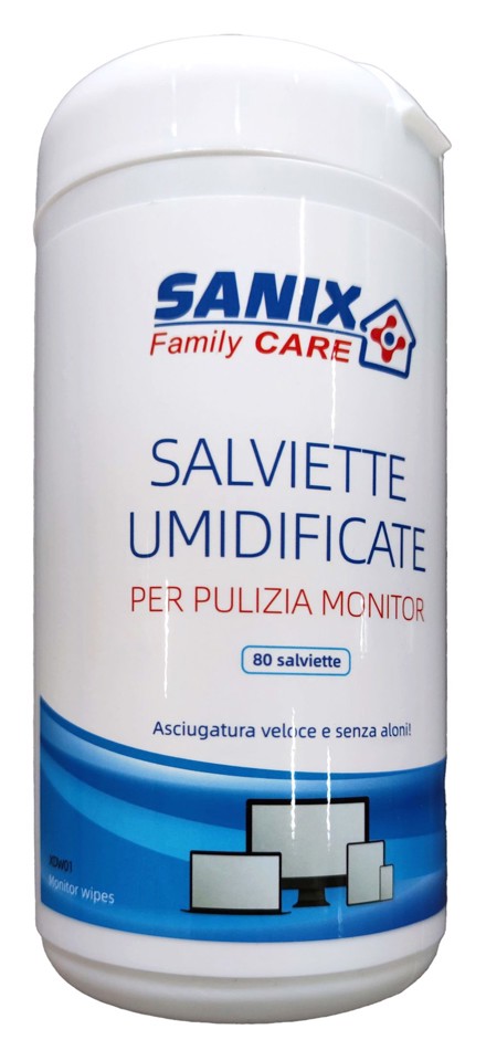 Sanix Family Care Salviette Umidificate Per Pulizia Monitor - Sanix