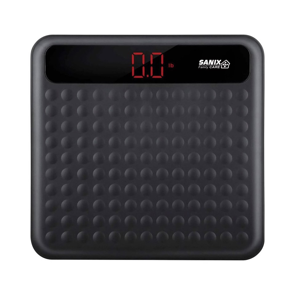 Sanix Family Care XDCAM7055P bilance pesapersone Quadrato Nero Bilancia pesapersone elettronica