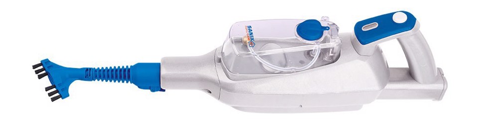 Sanix Family Care XDZK55 Pulitore a vapore Scopa a vapore 0,32 L 1500 W Blu, Bianco