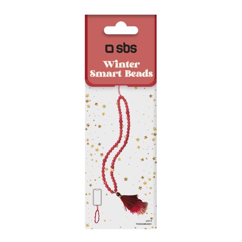 SBS Beads - Ciondolo da polso a perline per smartphone