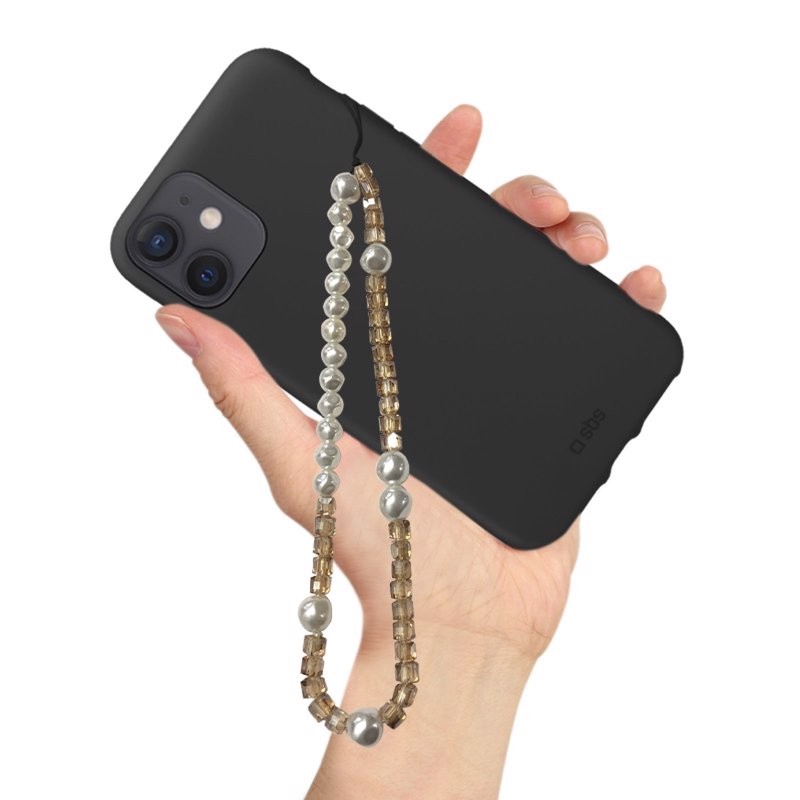 SBS Beads - Ciondolo da polso a perline per smartphone