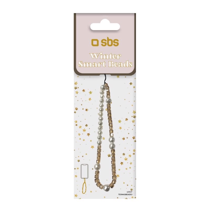 SBS Beads - Ciondolo da polso a perline per smartphone