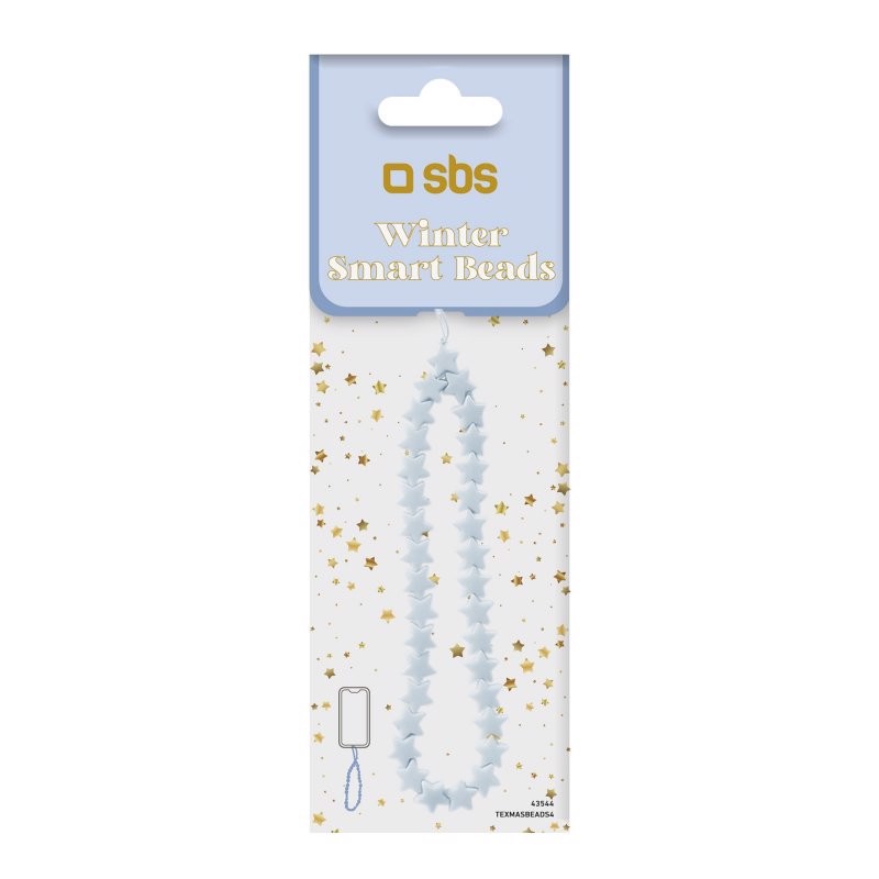 SBS Beads - Ciondolo da polso a perline per smartphone
