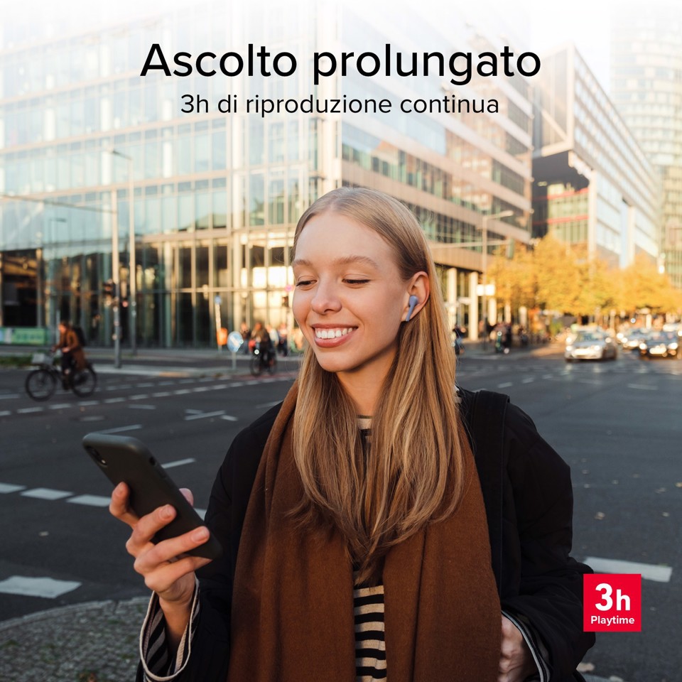 SBS Beat Free Auricolare True Wireless Stereo (TWS) In-ear Chiamate/Musica/Sport/Tutti i giorni Bluetooth Ciano