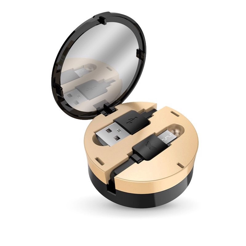SBS Cavo dati e ricarica Micro USB retraibile con specchietto