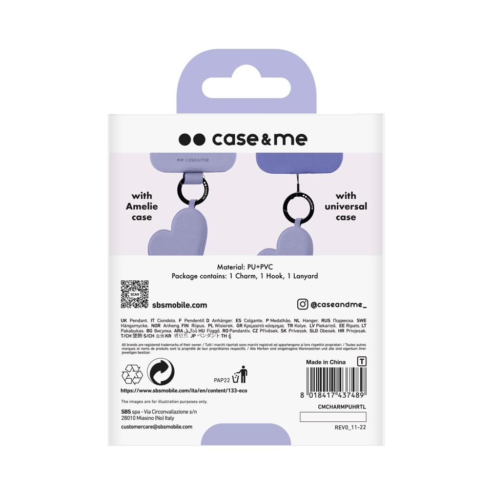 SBS CMCHARMPUHRTL accessorio per custodia del telefono cellulare