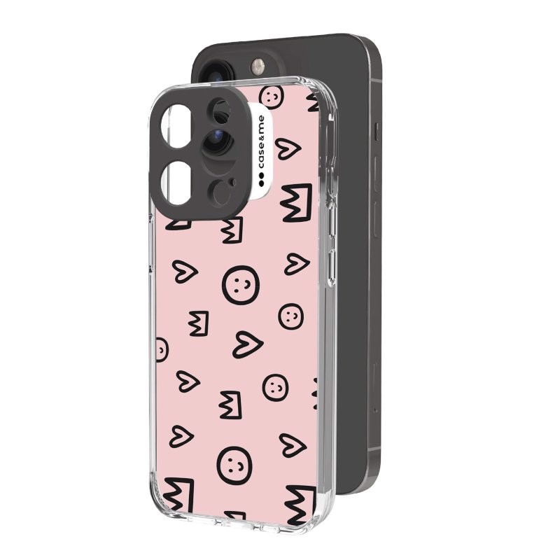 SBS CMCOVCAMIP1467PPQ custodia per cellulare 17 cm (6.7") Cover Nero, Rosa