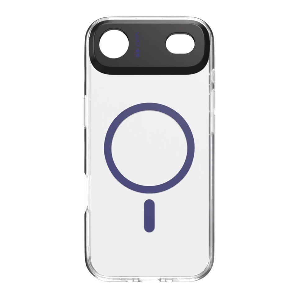 SBS CMCOVCAMTMSIP1766B custodia per cellulare Cover Blu, Trasparente