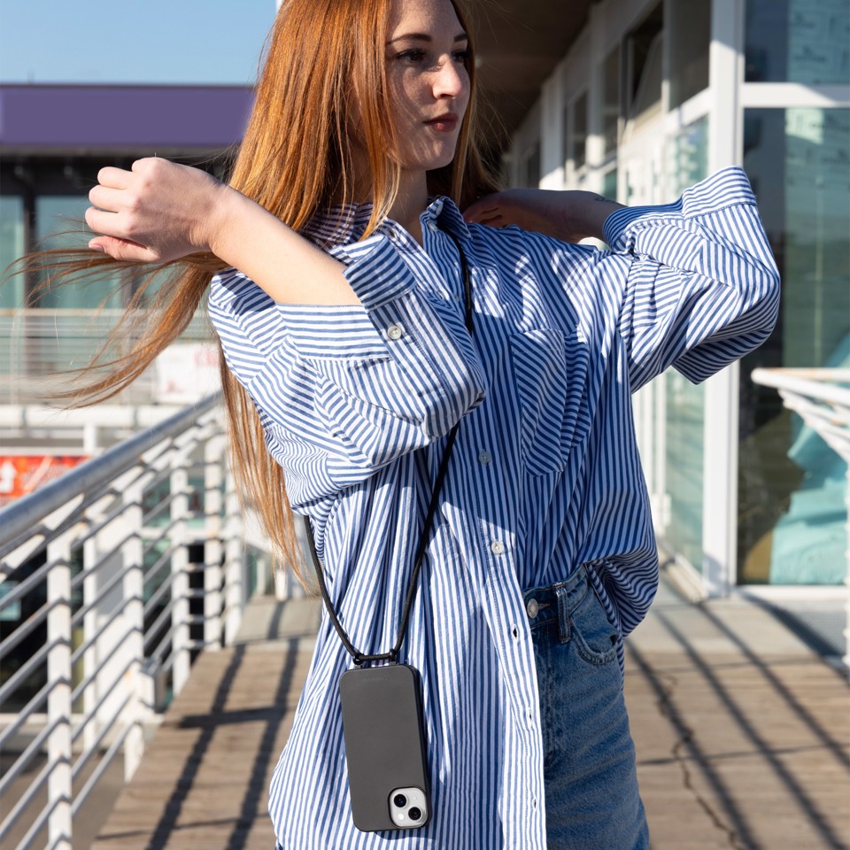 SBS CMCOVCROSBIP1461K custodia per cellulare 15,5 cm (6.1") Cover Nero