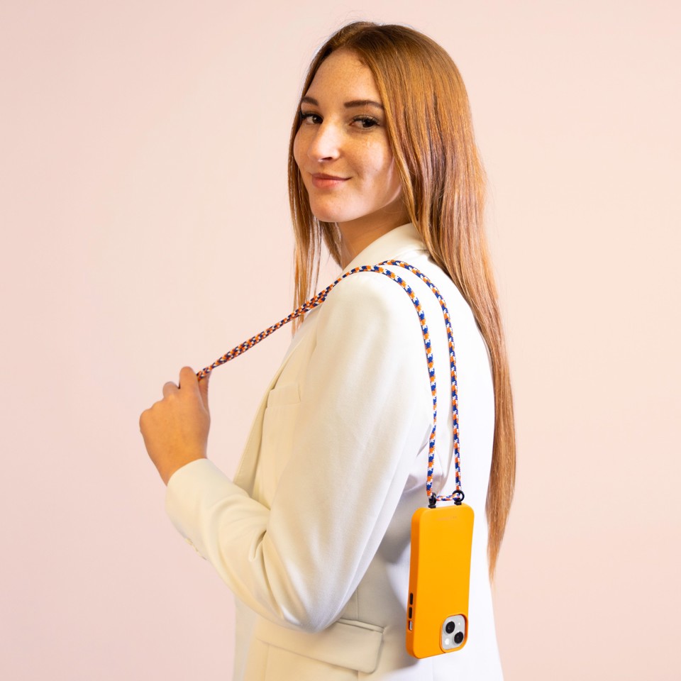 SBS CMCOVCROSBIP1461O custodia per cellulare 15,5 cm (6.1") Cover Arancione