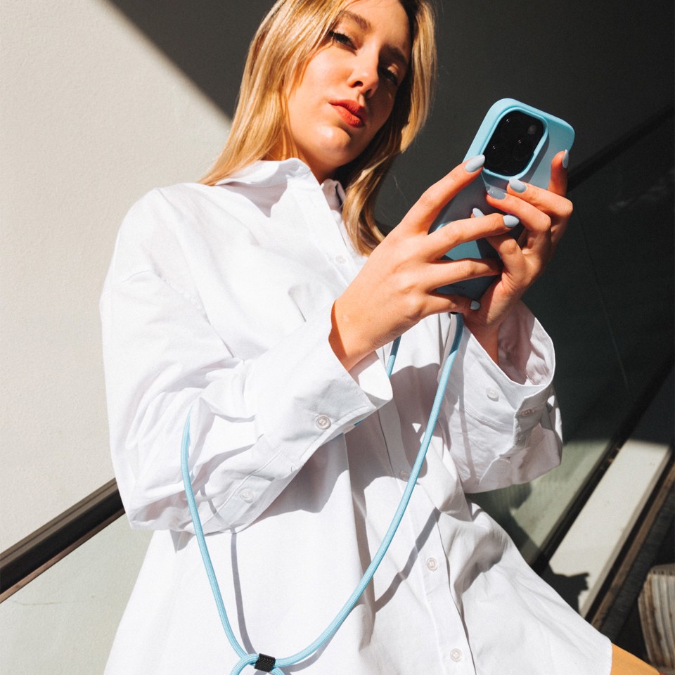 SBS CMCOVCROSBIP1461PA custodia per cellulare 15,5 cm (6.1") Cover Blu