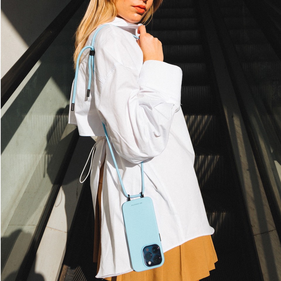 SBS CMCOVCROSBIP1461PA custodia per cellulare 15,5 cm (6.1") Cover Blu