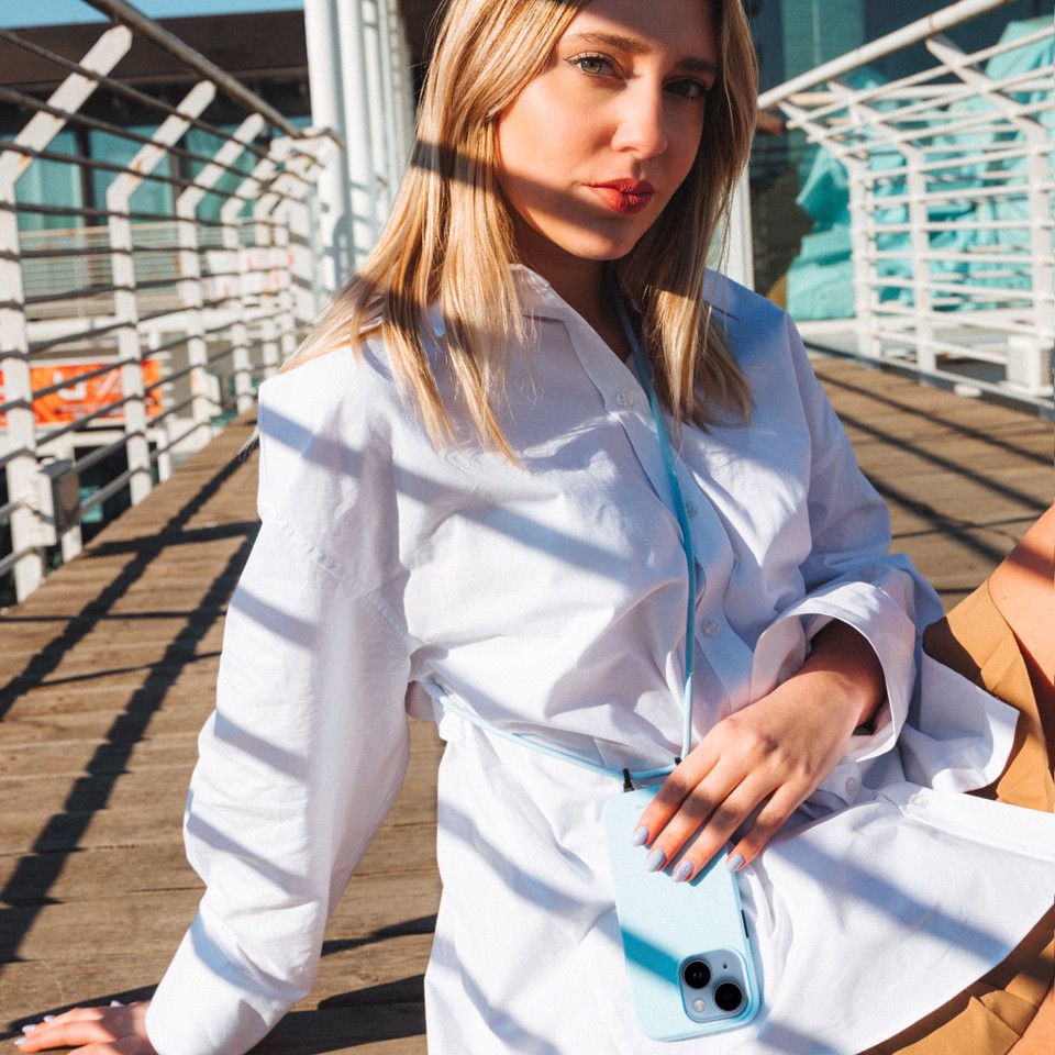 SBS CMCOVCROSBIP1467A custodia per cellulare 17 cm (6.7") Cover Blu