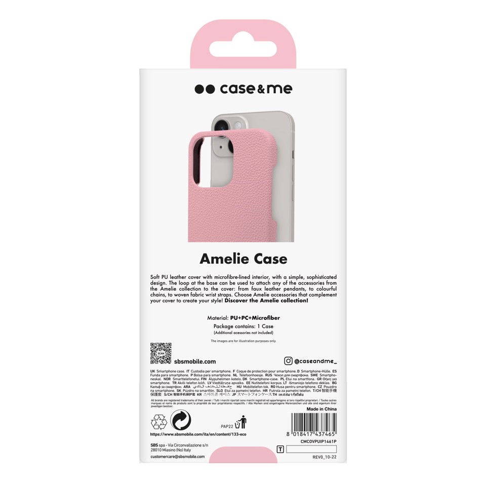 SBS CMCOVPUIP1461P Cover Rosa IPHONE 14/13