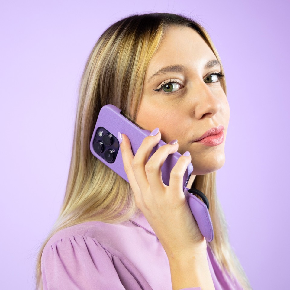 SBS CMCOVPUIP1461PL custodia per cellulare 15,5 cm (6.1") Cover Lavanda