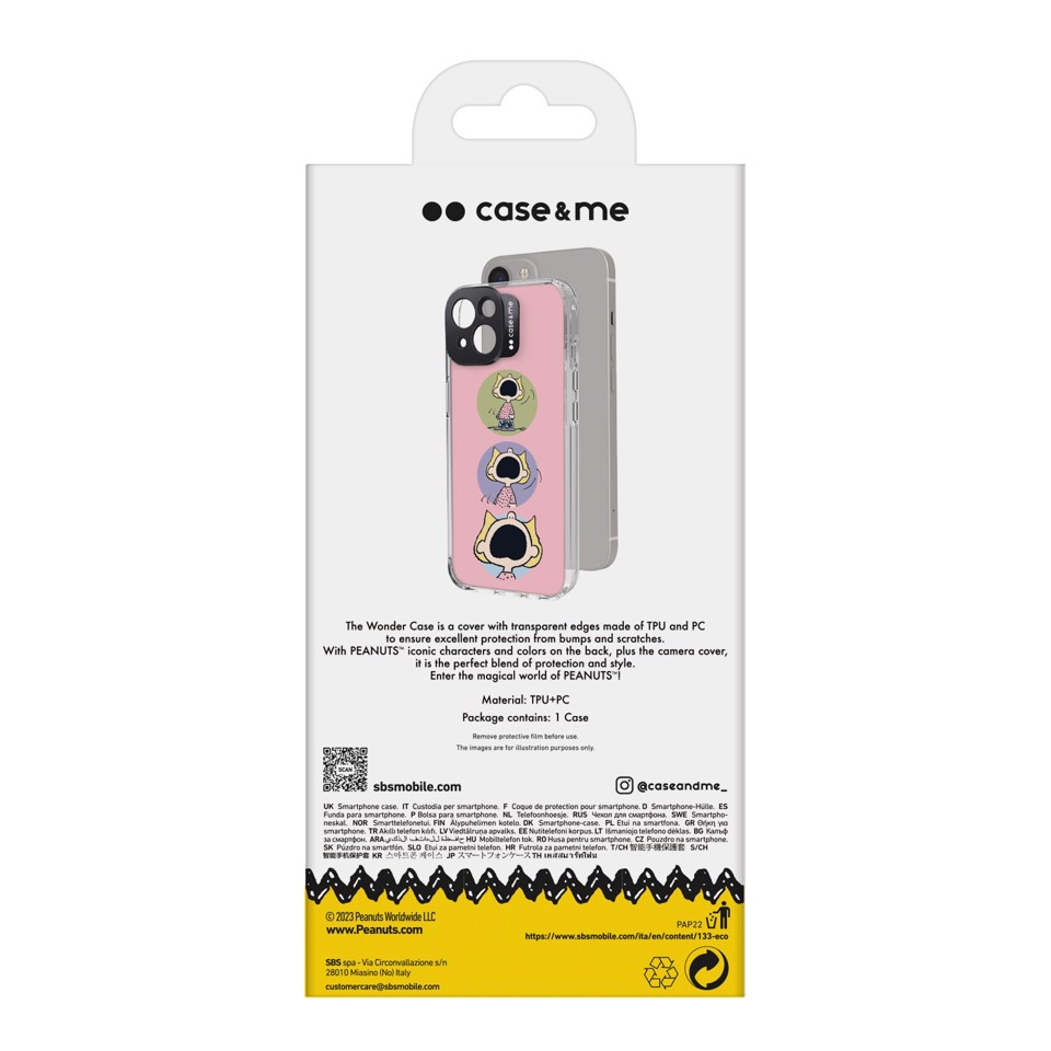 SBS CMPNUTSCOVCIP14613 custodia per cellulare 15,5 cm (6.1") Cover Rosa