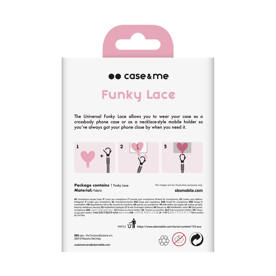 SBS CMUNILACEHEART3 accessorio per custodia del telefono cellulare