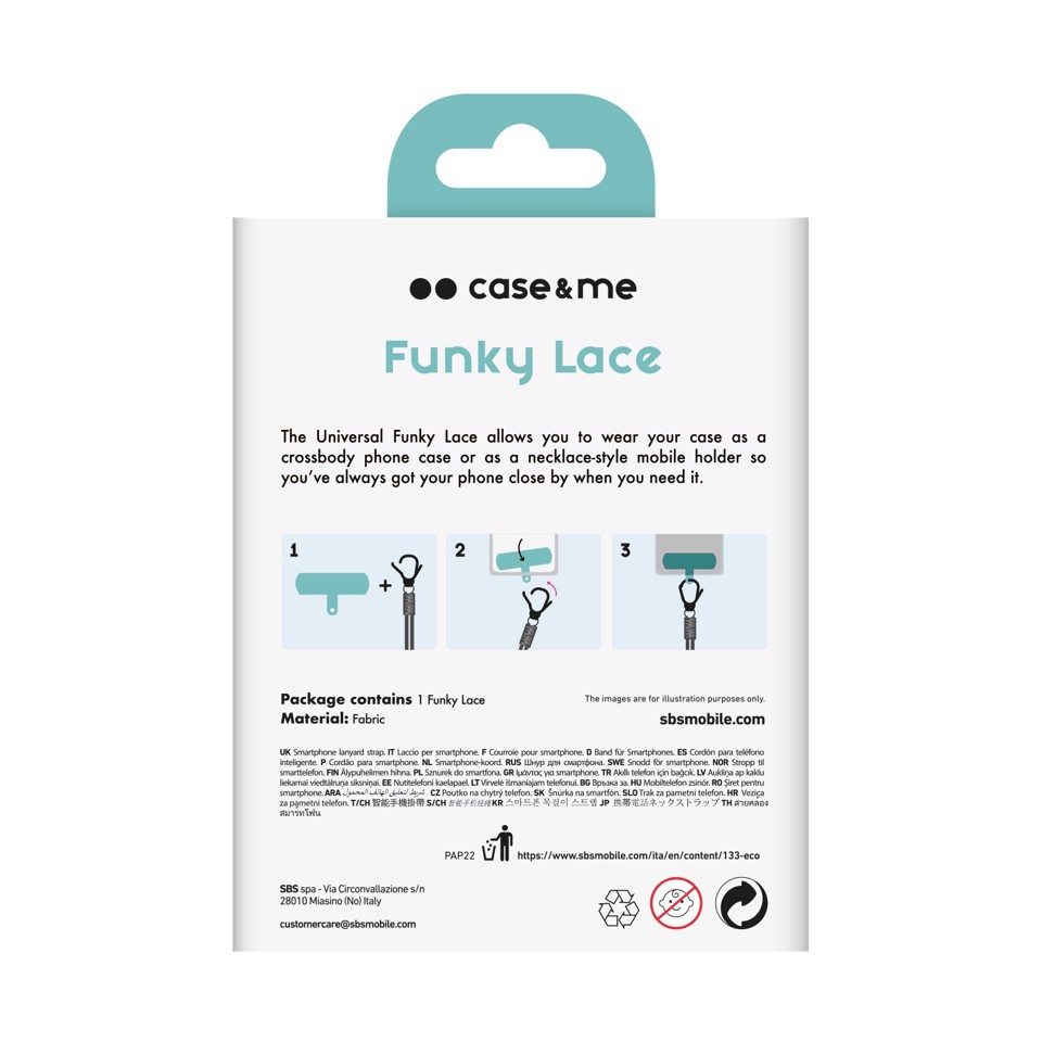 SBS CMUNILACEPATCH2 accessorio per custodia del telefono cellulare