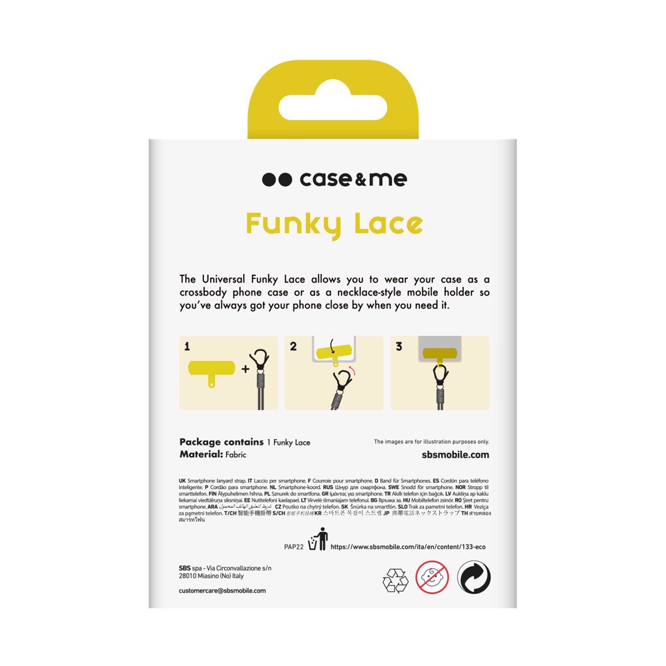 SBS CMUNILACEPATCH3 accessorio per custodia del telefono cellulare