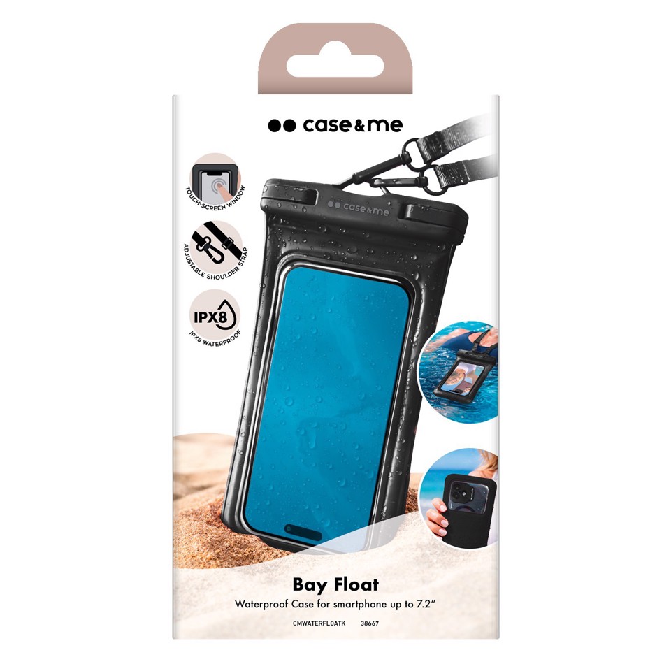 SBS CMWATERFLOATK custodia per cellulare 18,3 cm (7.2") Custodia a sacchetto Nero