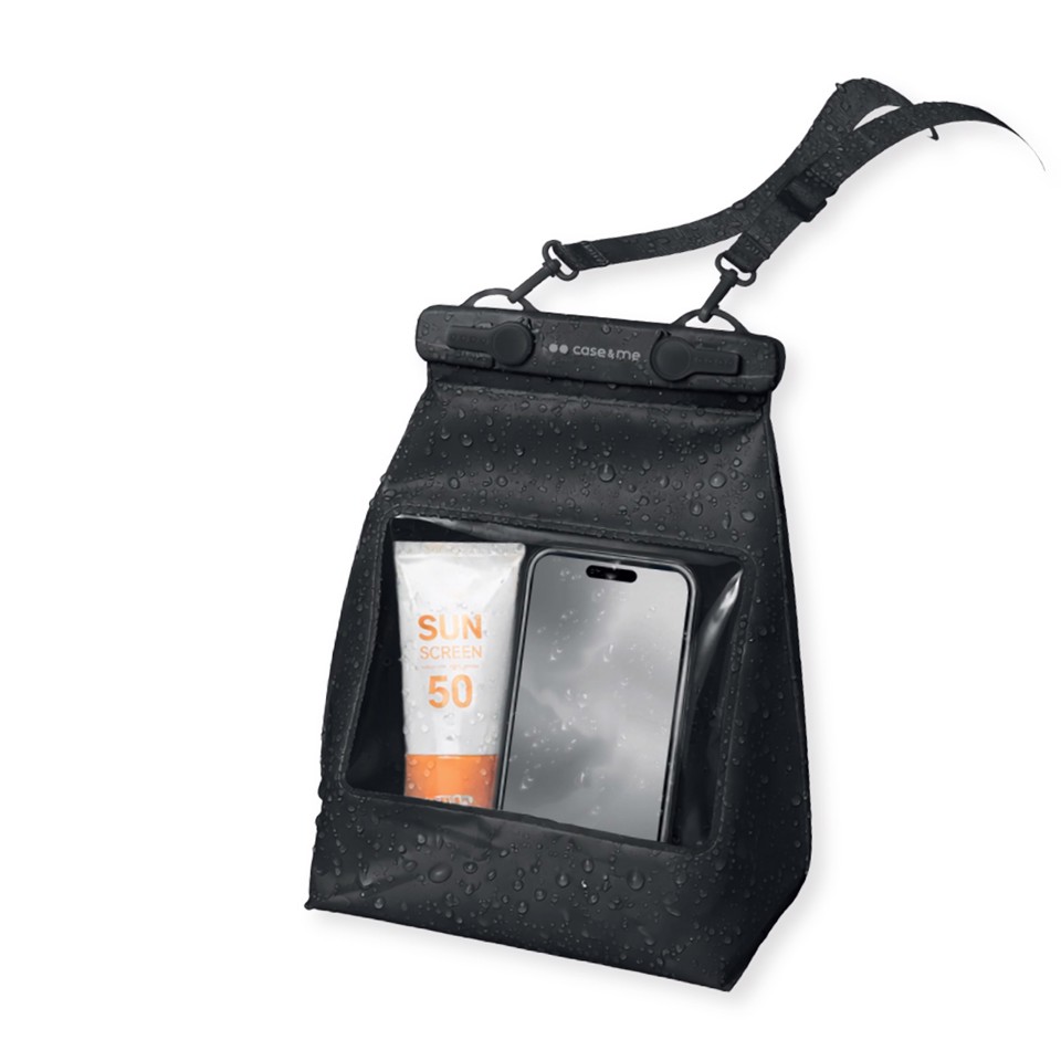 SBS CMWATERSACBAGK custodia per cellulare 18,3 cm (7.2") Custodia a clutch Nero