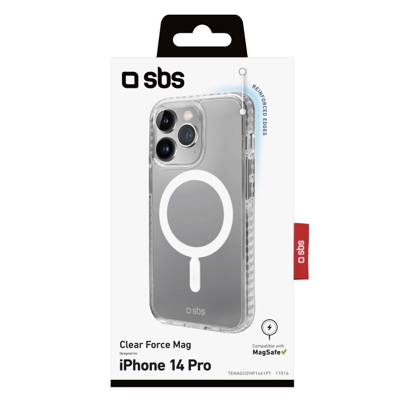 SBS Cover con aggancio magnetico compatibile con ricarica MagSafe per iPhone 14 Pro