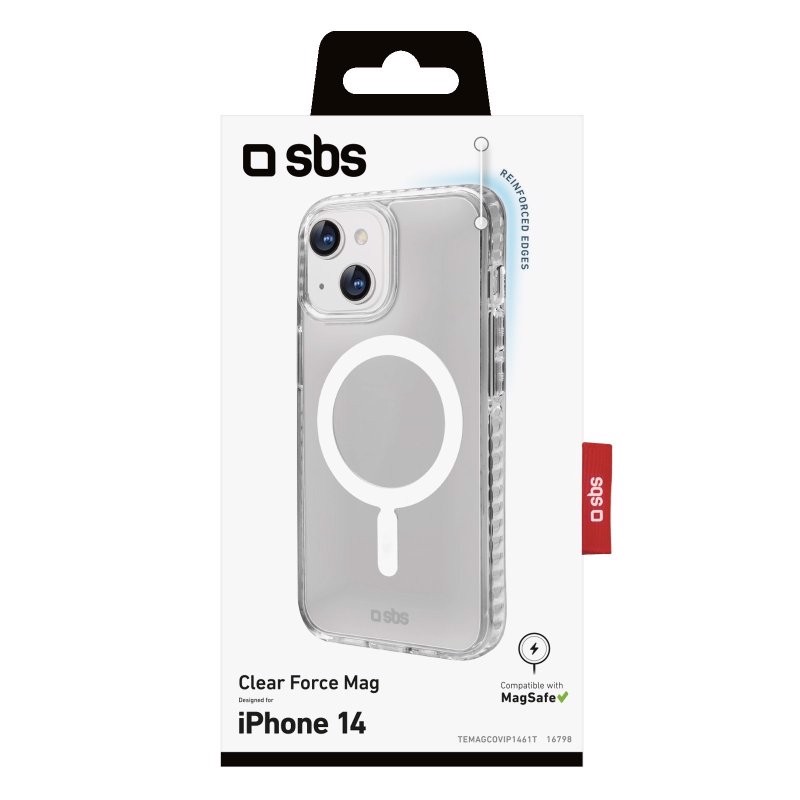SBS Cover con aggancio magnetico compatibile con ricarica MagSafe per iPhone 14