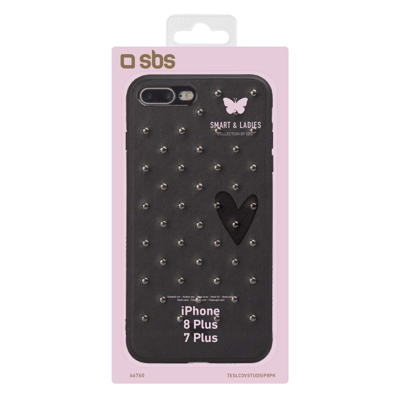 SBS Cover con borchie per iPhone 8 Plus/7 Plus