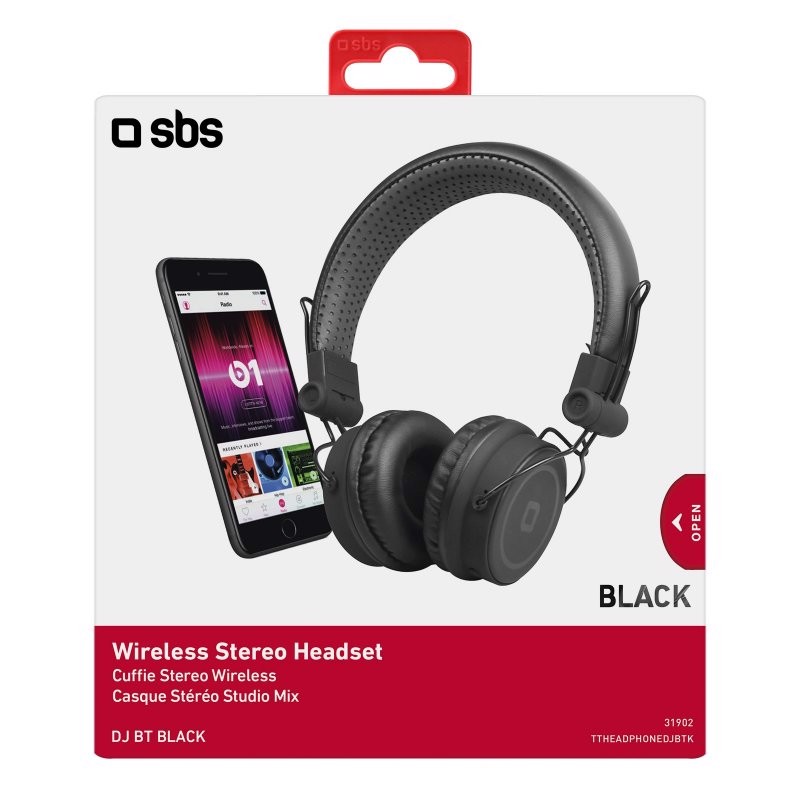 SBS Cuffie stereo wireless DJ