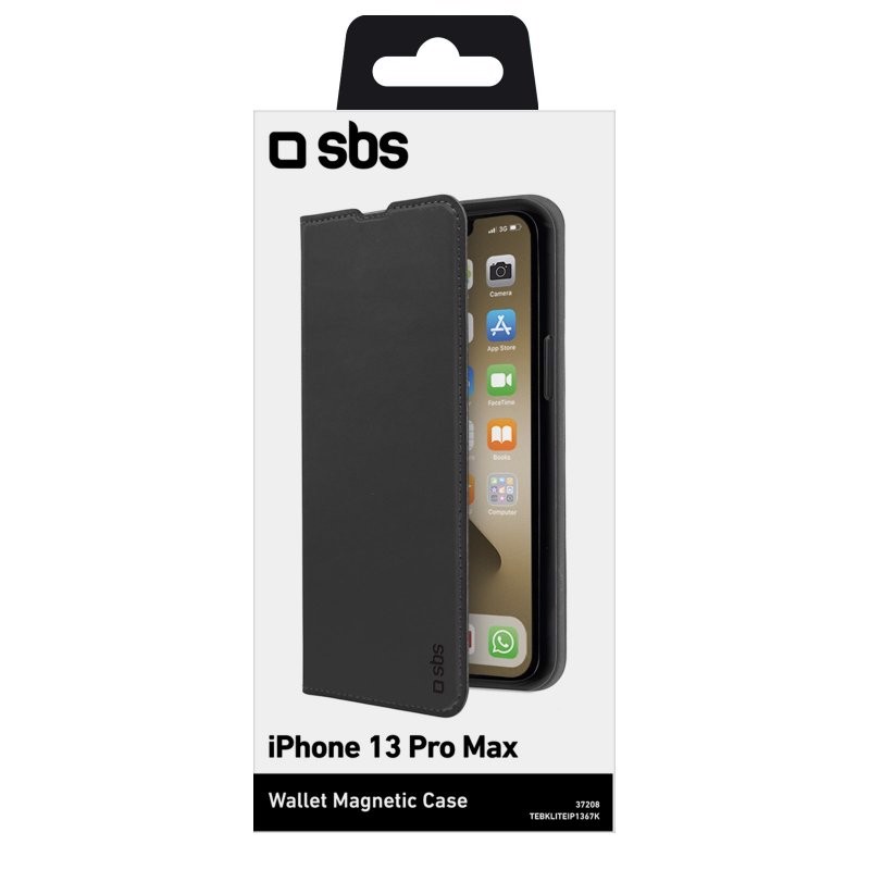 SBS Custodia Book Wallet Lite per iPhone 13 Pro Max