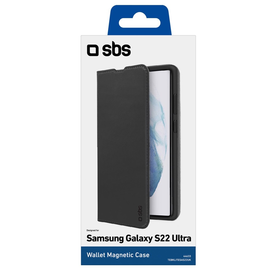 SBS Custodia Book Wallet Lite per Samsung Galaxy S22 Ultra