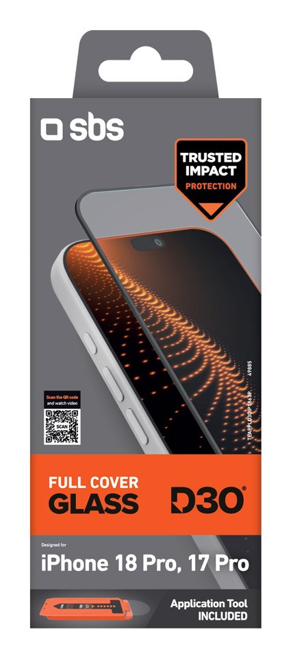 SBS D3O Pellicola proteggischermo trasparente Apple 1 pz