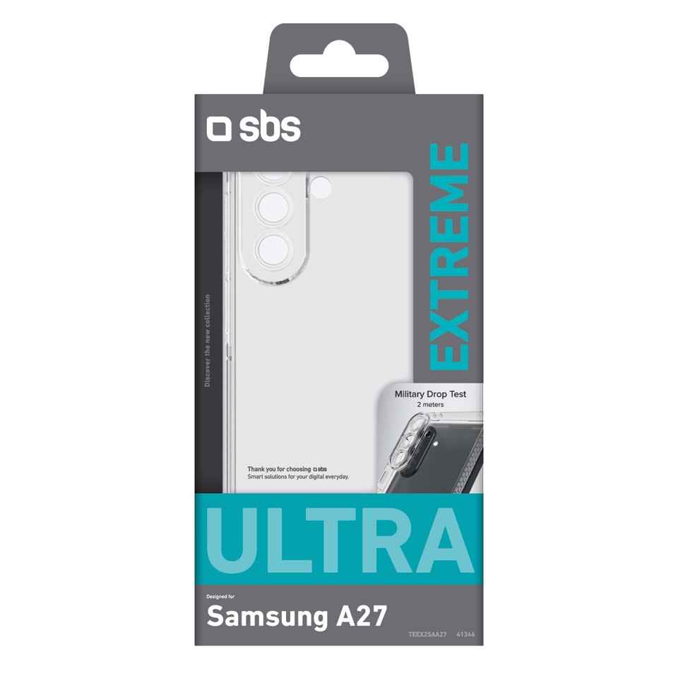 SBS Extreme X2 custodia per cellulare 16,5 cm (6.5") Cover Trasparente