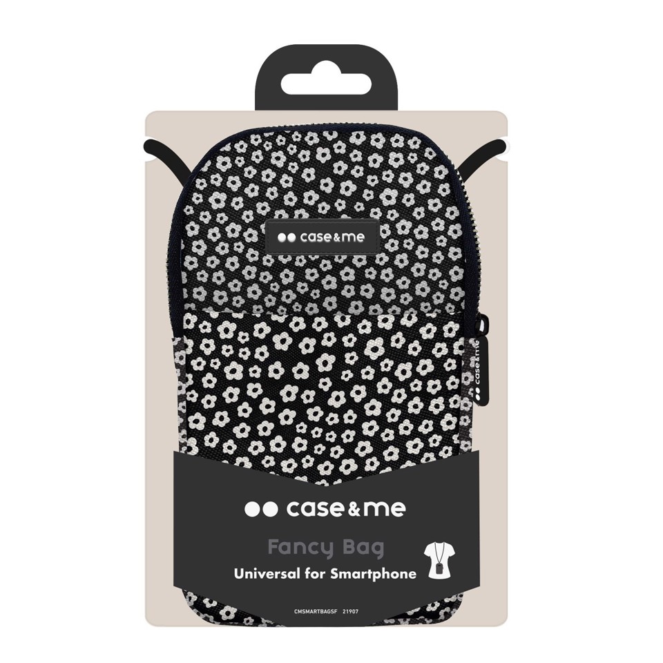 SBS Fancy Bag custodia per cellulare Custodia a clutch Nero, Bianco